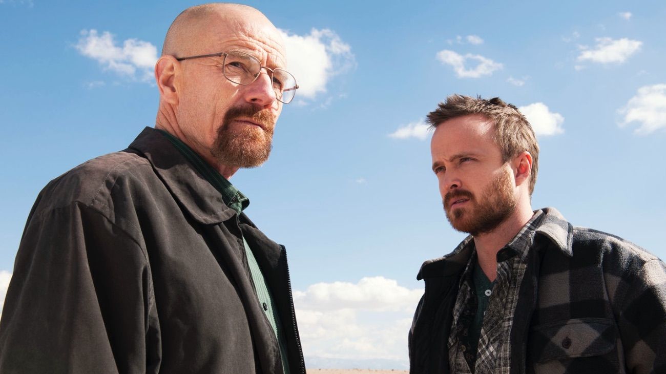 Bryan Cranston y Aaron Paul, protagonistas de "Breaking Bad".