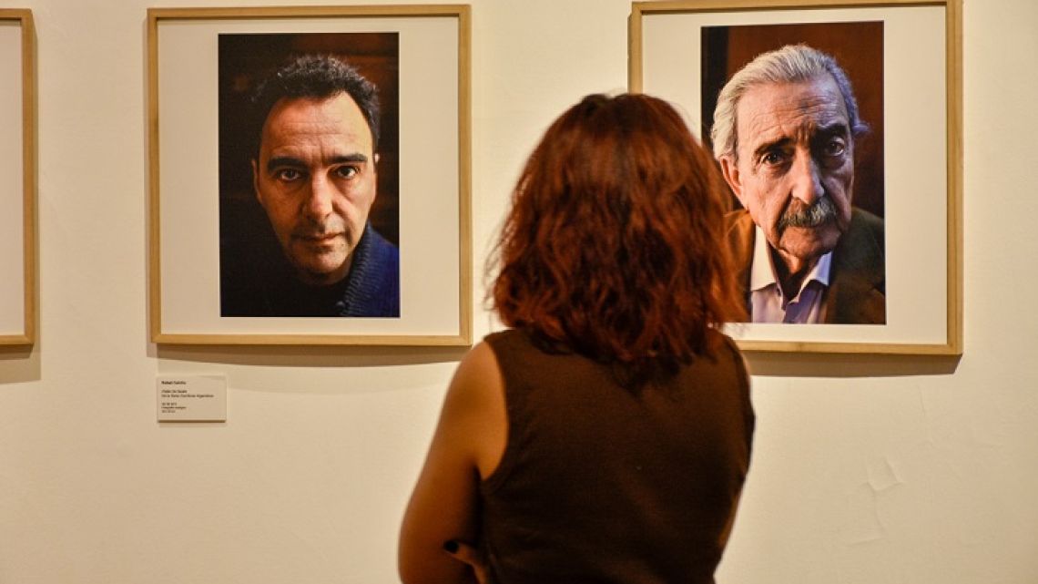 Alberto Silva, Pascual, Aldana and Rafael Calviño inaugurate the exhibitions at Palazzo Dionisi