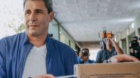 El gobernador Sergio Uñac votando en San Juan.