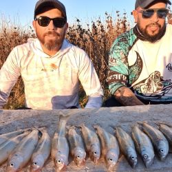 Sorprendió a propios y extraños el arranque de la pesca del pejerrey en Monte, con un inicio muy interesante que nadie esperaba