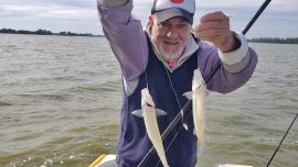 Sorprendió a propios y extraños el arranque de la pesca del pejerrey en Monte, con un inicio muy interesante que nadie esperaba