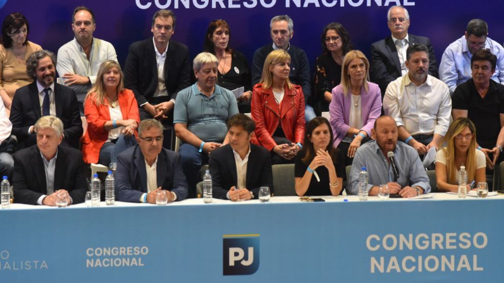 El congreso del PJ en Ferro