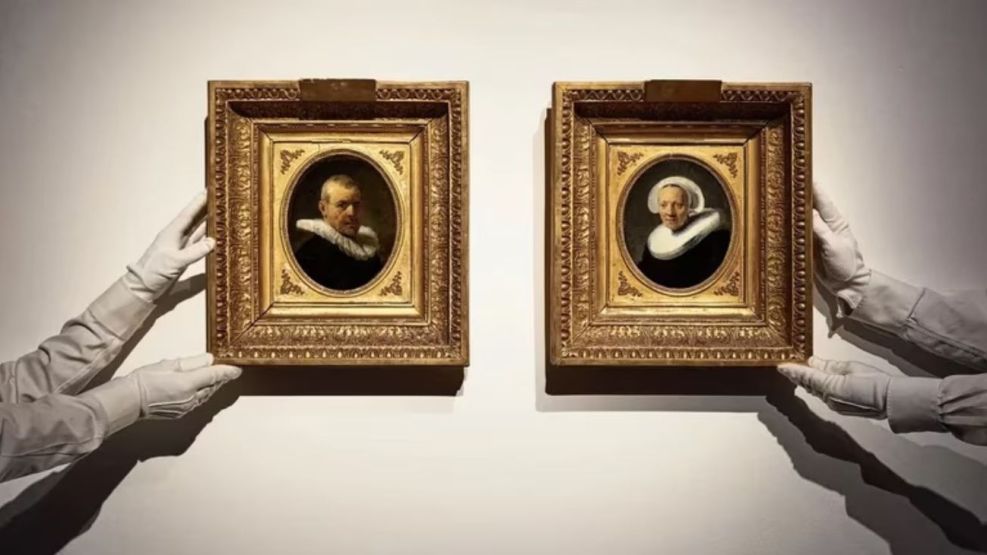 Encuentran dos retratos desconocidos de Rembrandt