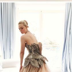Elle Fanning: detrás de cámara de su vestido de Cannes