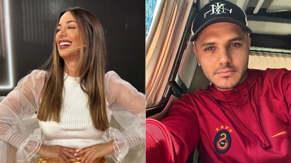 Estefi Berardi y Mauro Icardi