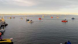 Como cada fin de semana, mucha actividad a lo largo y ancho del país. (Foto Día del Sur Noticias)