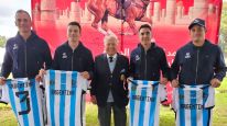 Patrick Hermes, dueño de la lujosa marca, le dio la bienvenida al equipo argentino de polo