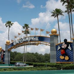 Foto de la entrada a Walt Disney World en Orlando, Florida. | Foto:Joe Raedle/Getty Images/AFP