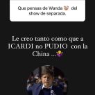 Cinthia Fernández vs Wanda Nara