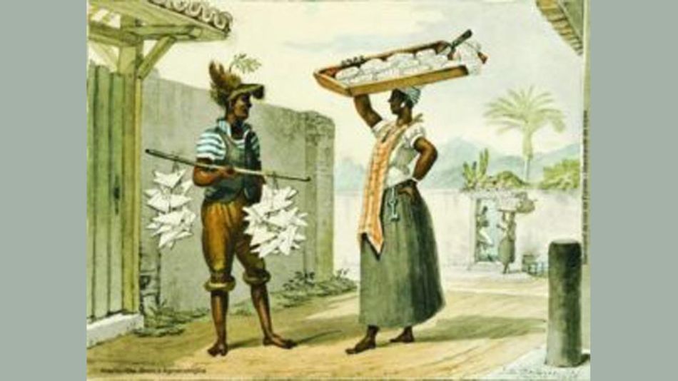 Vendedores ambulantes de la época del 25 de mayo de 1810