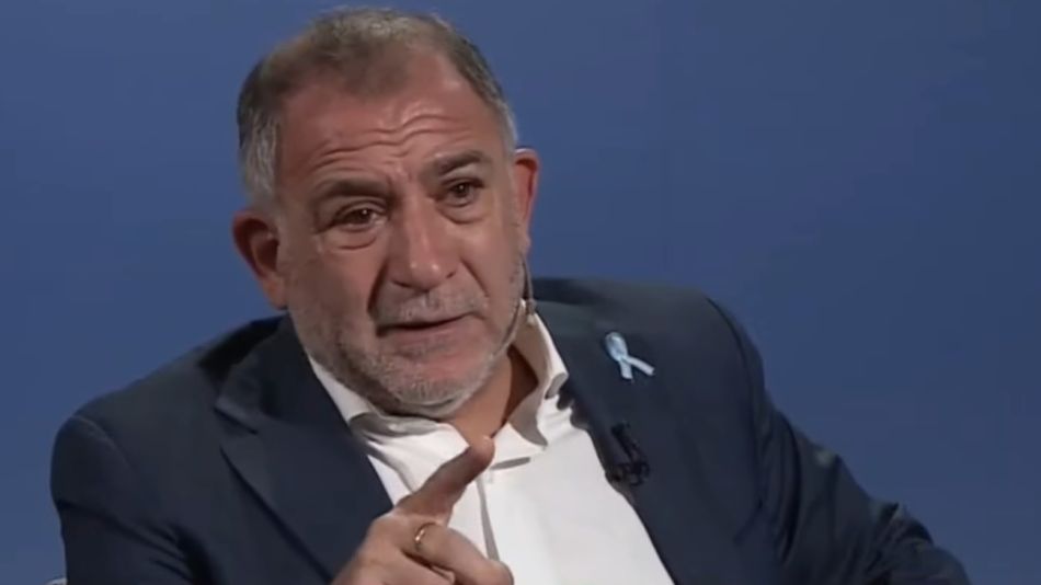 20230524 Luis Juez emocionado en una entrevista con Luis Novaresio por LN+.