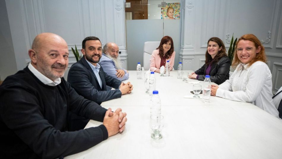 El Movimiento Evita se reunió con Cristina Kirchner