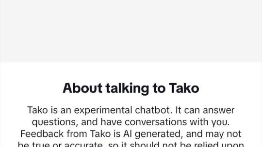 TikTok prueba chatbot de inteligencia artificial llamado Tako