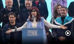 CFK: mensaje analógico