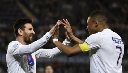 Lionel Messi y Kylian Mbappé g_20230527