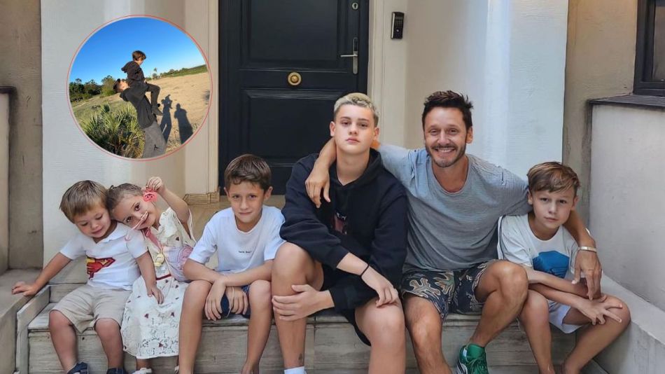 Todas las fotos del dulce fin de semana de Benjamín Vicuña con sus hijos en Uruguay