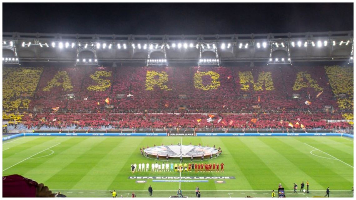 Roma will project the Europa League final on giant screens at the Olympic Stadium