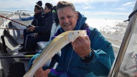 Complicaron algunos accesos, pero la mayoría que desafío al mal clima, metió interesantes pescas.