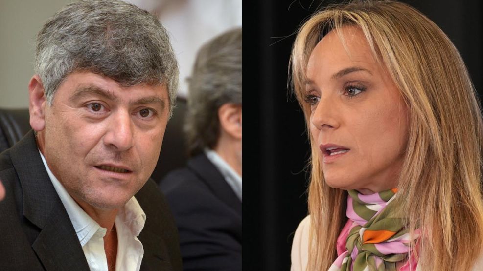 Malena Galmarini y Ricardo Buryaile