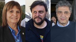 Patricia Bullrich, Leandro Santoro y Jorge Macri