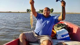 Las lluvias complicaron el acceso el fin de semana, pero cuando se pudo entrar, la pesca estuvo muy buena.