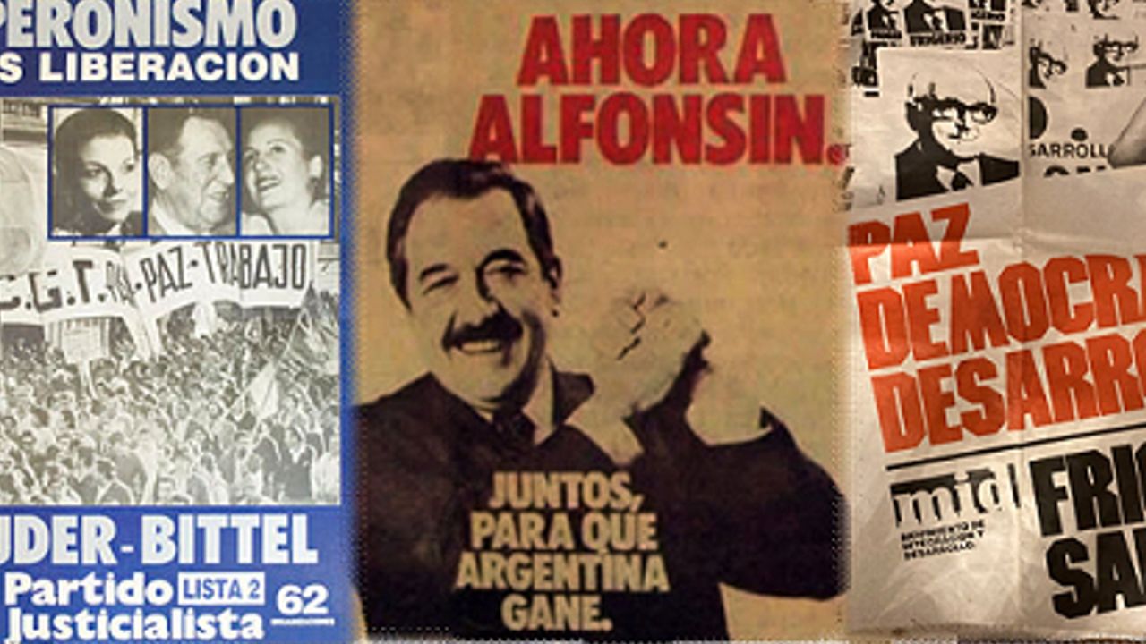 Argentina elige: La campaña electoral de 1983 en afiches | Foto:CEDOC