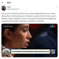 Rusherking se acercó a María Becerra y los fans ya están especulando con una segunda vuelta