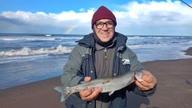 Los pejerreyes panzones empezaron a darse en uno de los destinos más atrapantes para el pescador deportivo: San Blas.