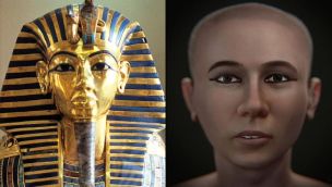 Tutankamón fue un faraón egipcio de la dinastía XVIII