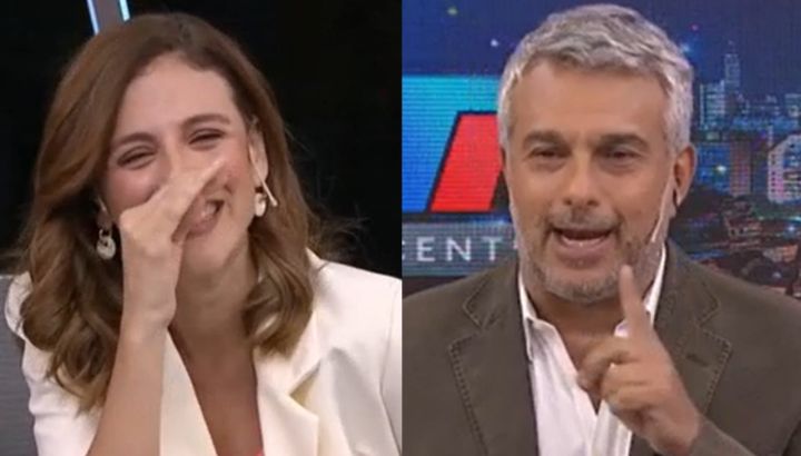 La reacción de Carolina Amoroso cuando Mario Massaccesi le preguntó en TN por su novio: "No sé cómo sigue esto, abandono el aire"