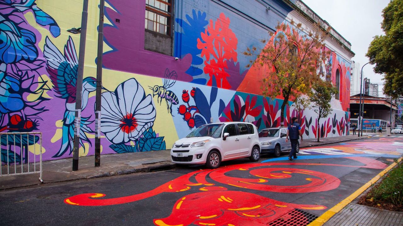 El mural más largo de Buenos Aires  | Foto:CEDOC
