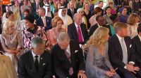 Con notable incomodidad, Los Reyes eméritos Sofía y Juan Carlos arribaron juntos a la boda real del año en Jordania