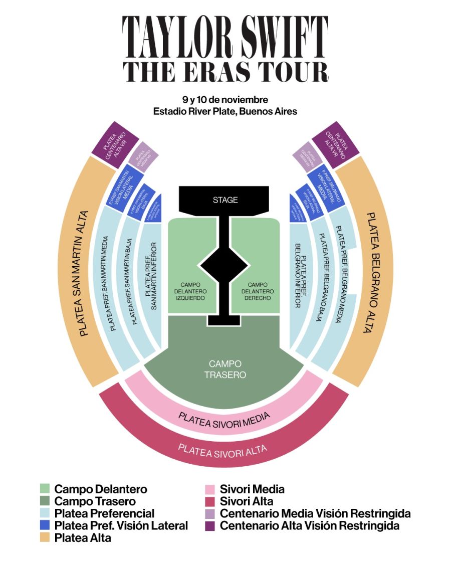 Taylor Swift llega a la Argentina con su gira "The Eras Tour" Caras