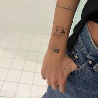 Emilia Mernes se hizo un llamativo tatuaje tras el estreno de su canción con Los del Espacio