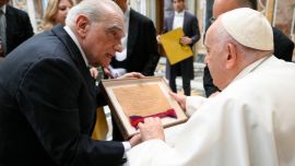 El Papa Francisco y Martin Scorsese