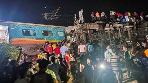 Colisión mortal de dos trenes en Balasore India 20230602