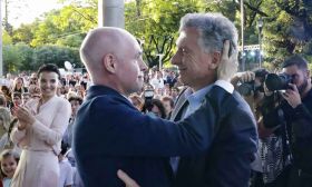 Horacio Rodríguez Larreta y Mauricio Macri.