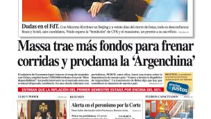 La tapa del Diario PERFIL del sábado 3 de junio de 2023