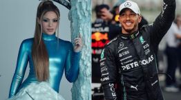 Shakira y Lewis Hamilton