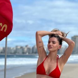 La China Suárez y su bikini rojo escarlata que será tendencia en verano 