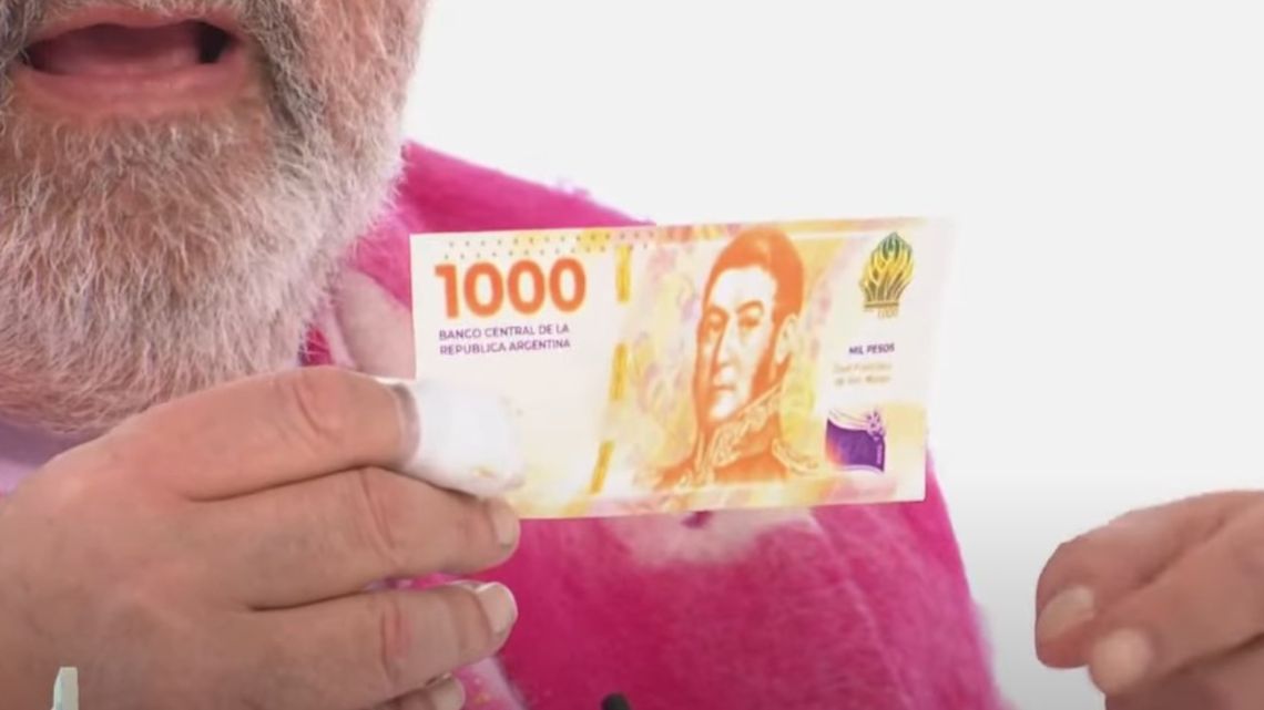 Lanata Mostró El Nuevo Billete De 1000 Con La Cara De San Martín Perfil 1469