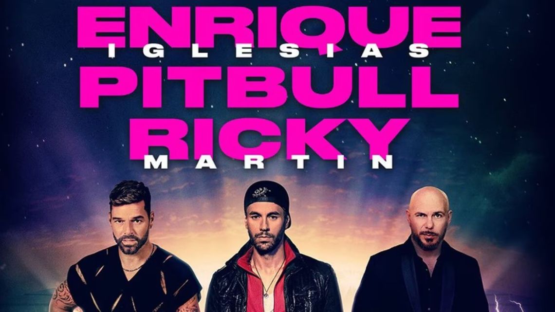 Ricky Martin, Enrique Iglesias y Pitbull presentan su primera gira