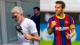 Jorge y Leo Messi