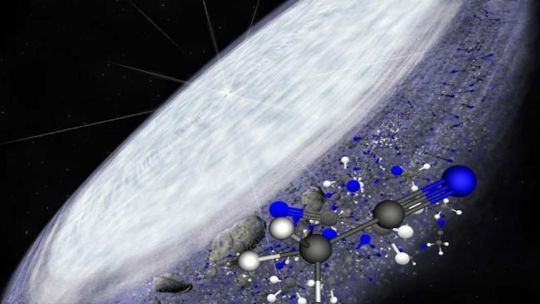 La NASA halló moléculas orgánicas complejas dentro de una galaxia antigua