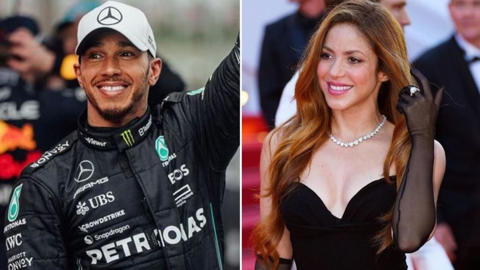 Lewis Hamilton y Shakira