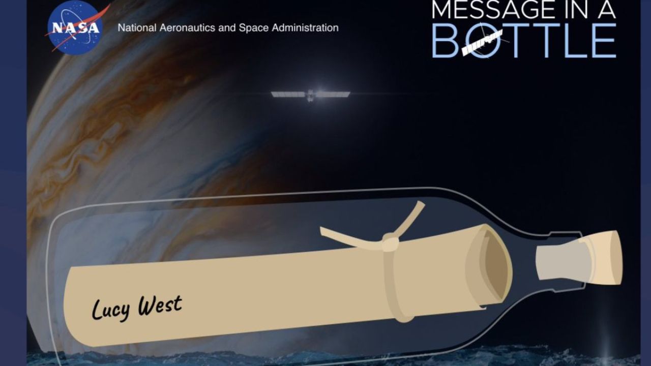 Message to space: a poem will travel in a bottle to Jupiter