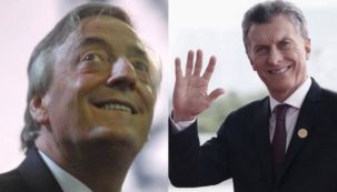 Néstor Kirchner y Mauricio Macri