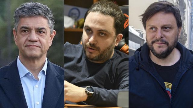 Jorge Macri, Ramiro Marra y Leandro Santoro.