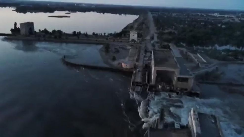 Rusia destruyó la represa ucraniana Kakhova