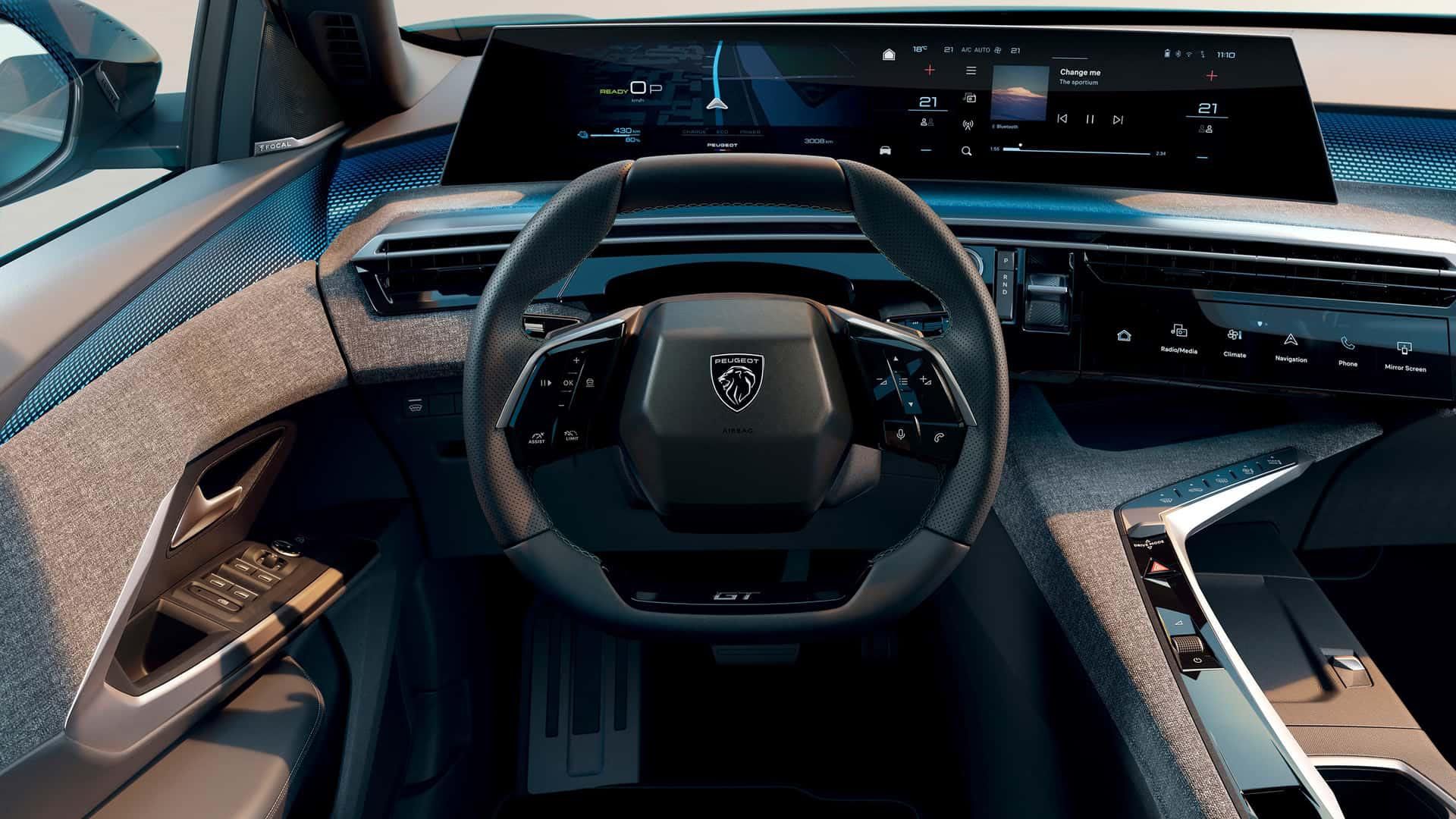 Futuro Peugeot 3008: la marca divulgó imágenes del nuevo i-Cockpit